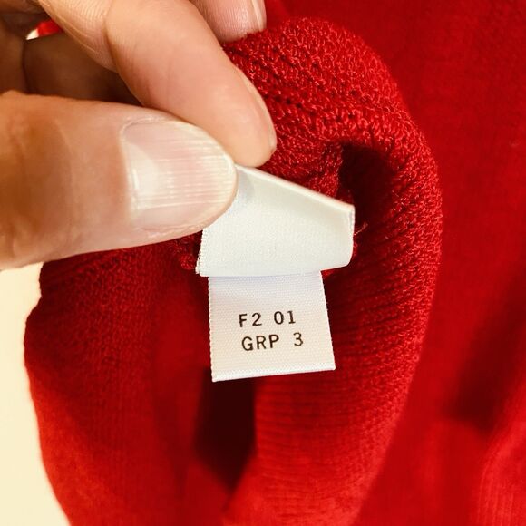 Vintage St. John Collection Knit Jacket vs Pants 12/14 Red Calvary Oriental Luxe - Picture 16 of 16